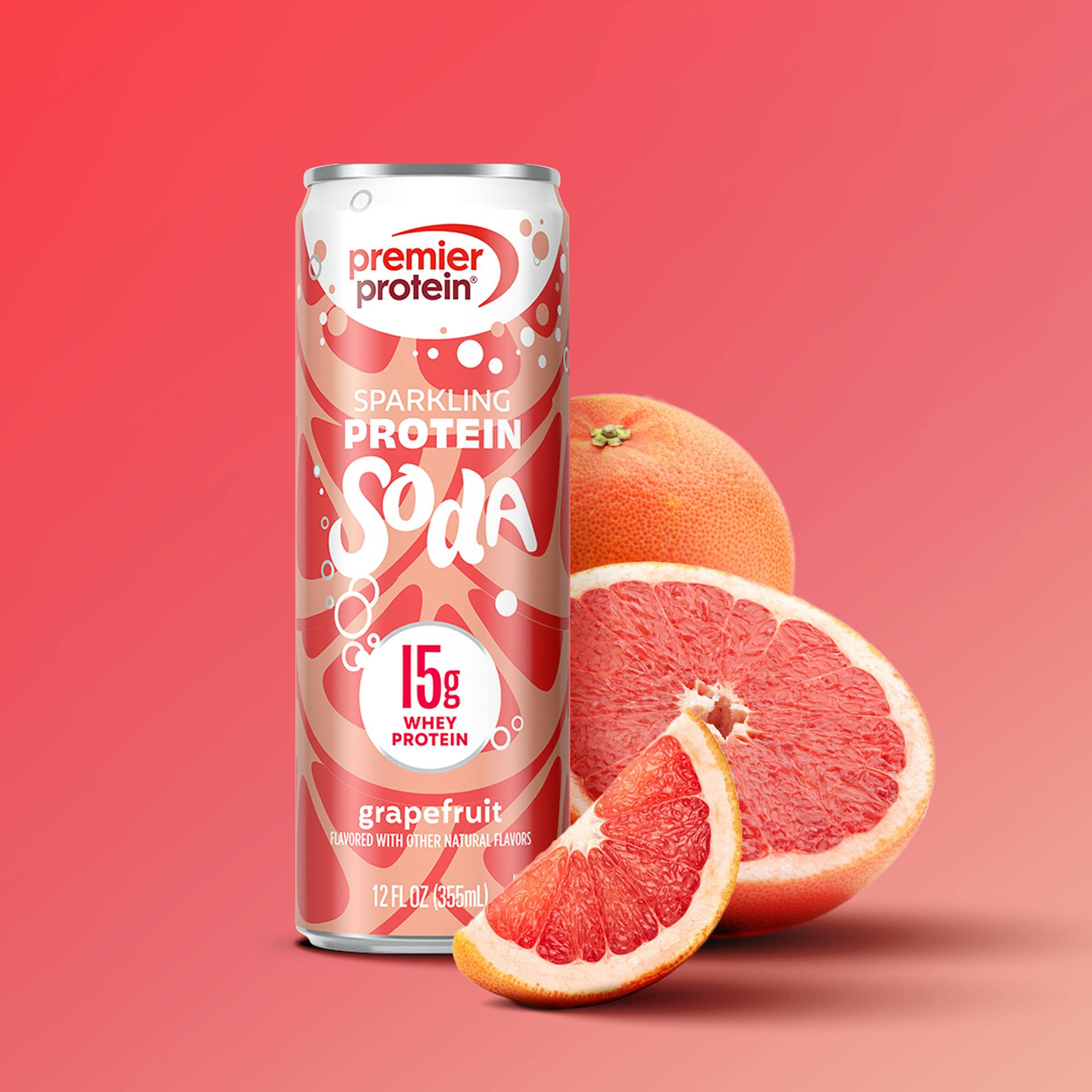 Grapefruit Sparkling Protein Soda