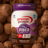 Chocolate Protein Plus° Fiber Powder