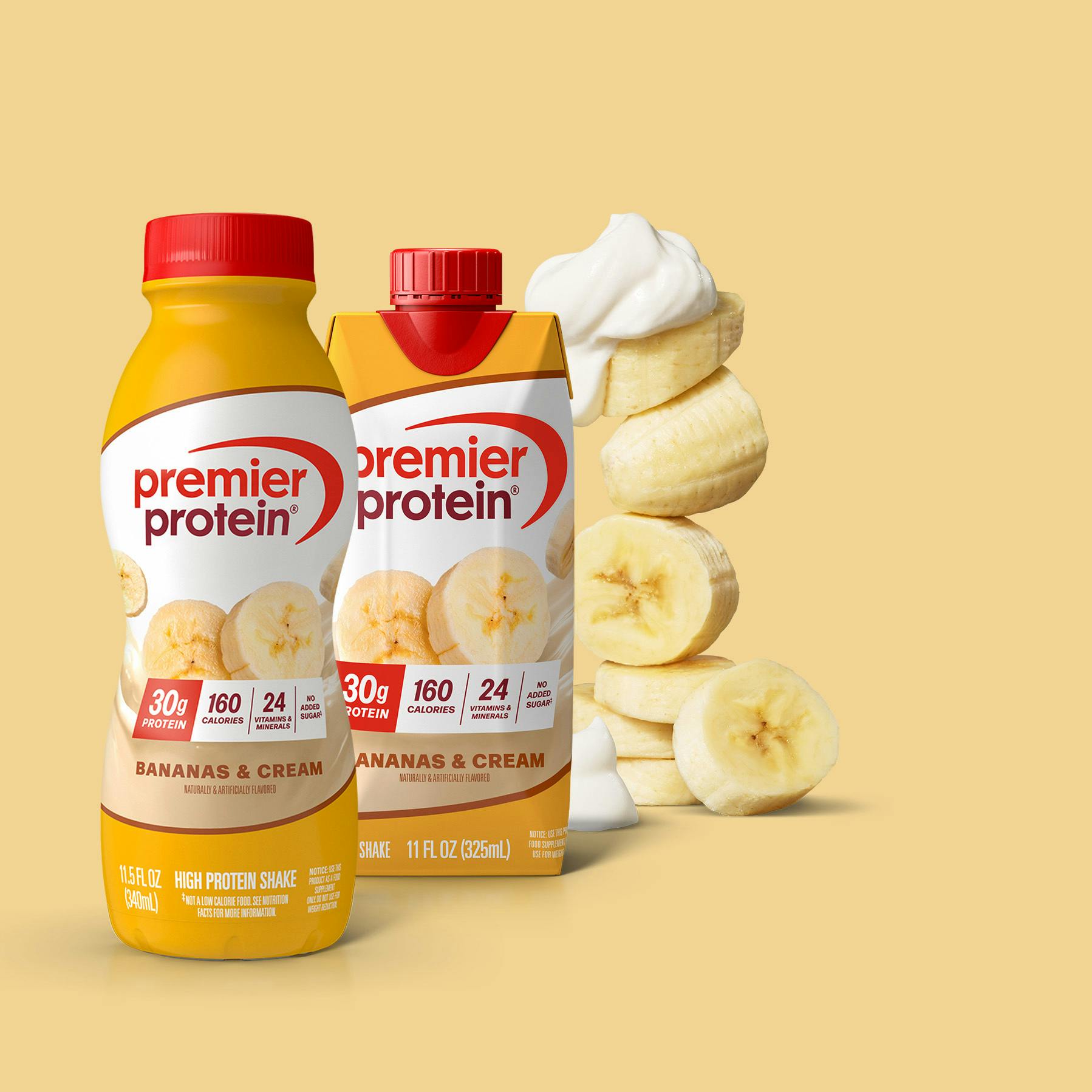 Bananas & Cream Protein Shake - 2