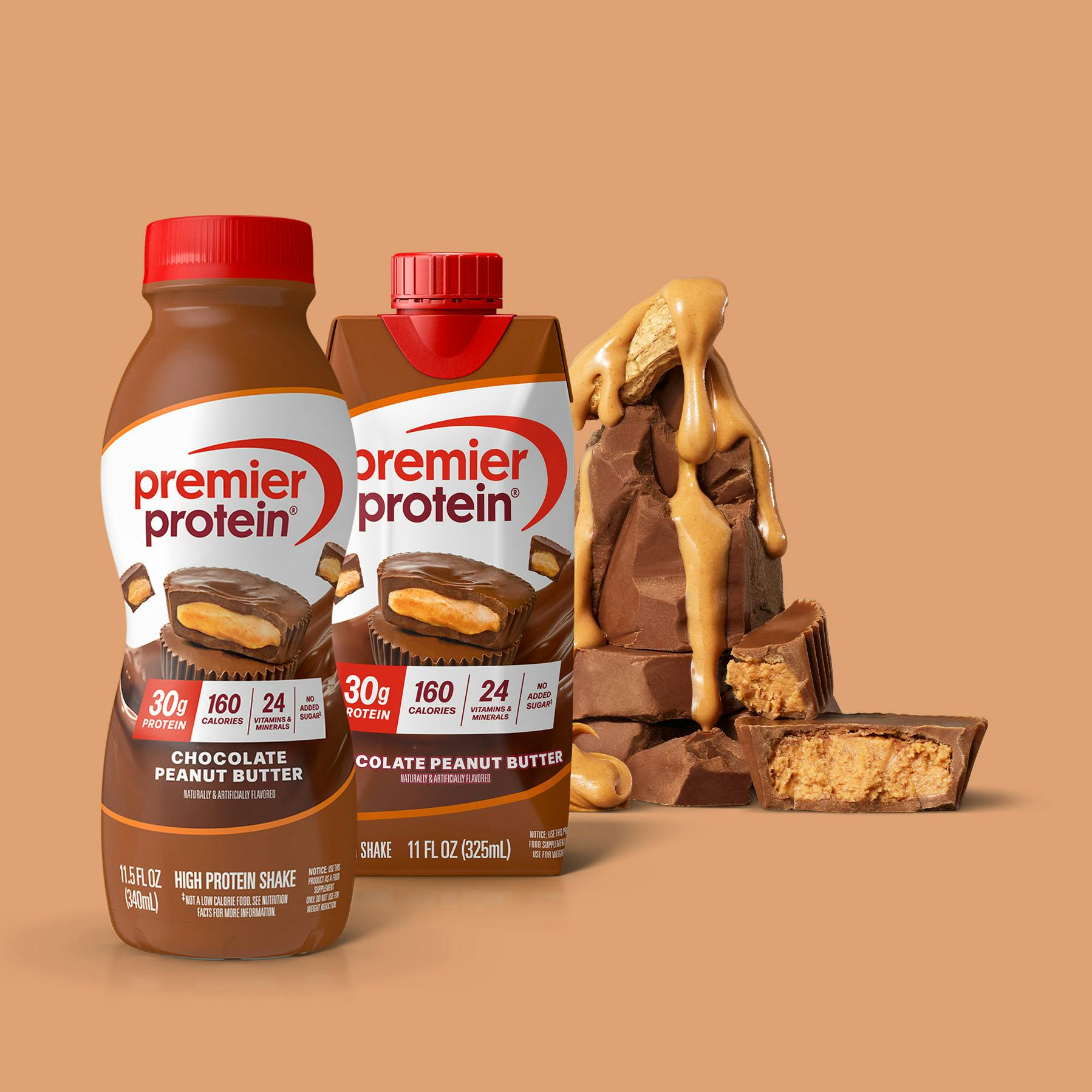 Chocolate Peanut Butter Protein Shake - 2