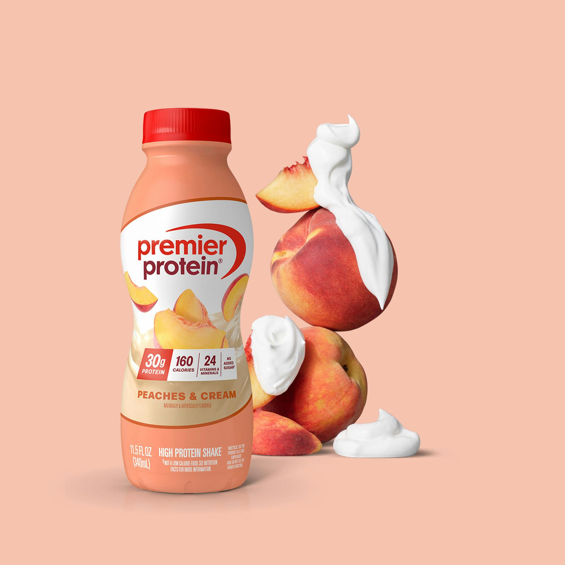Peaches & Cream Protein Shake - 3
