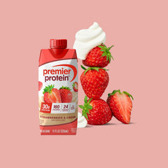 Strawberries & Cream Protein Shake - 2