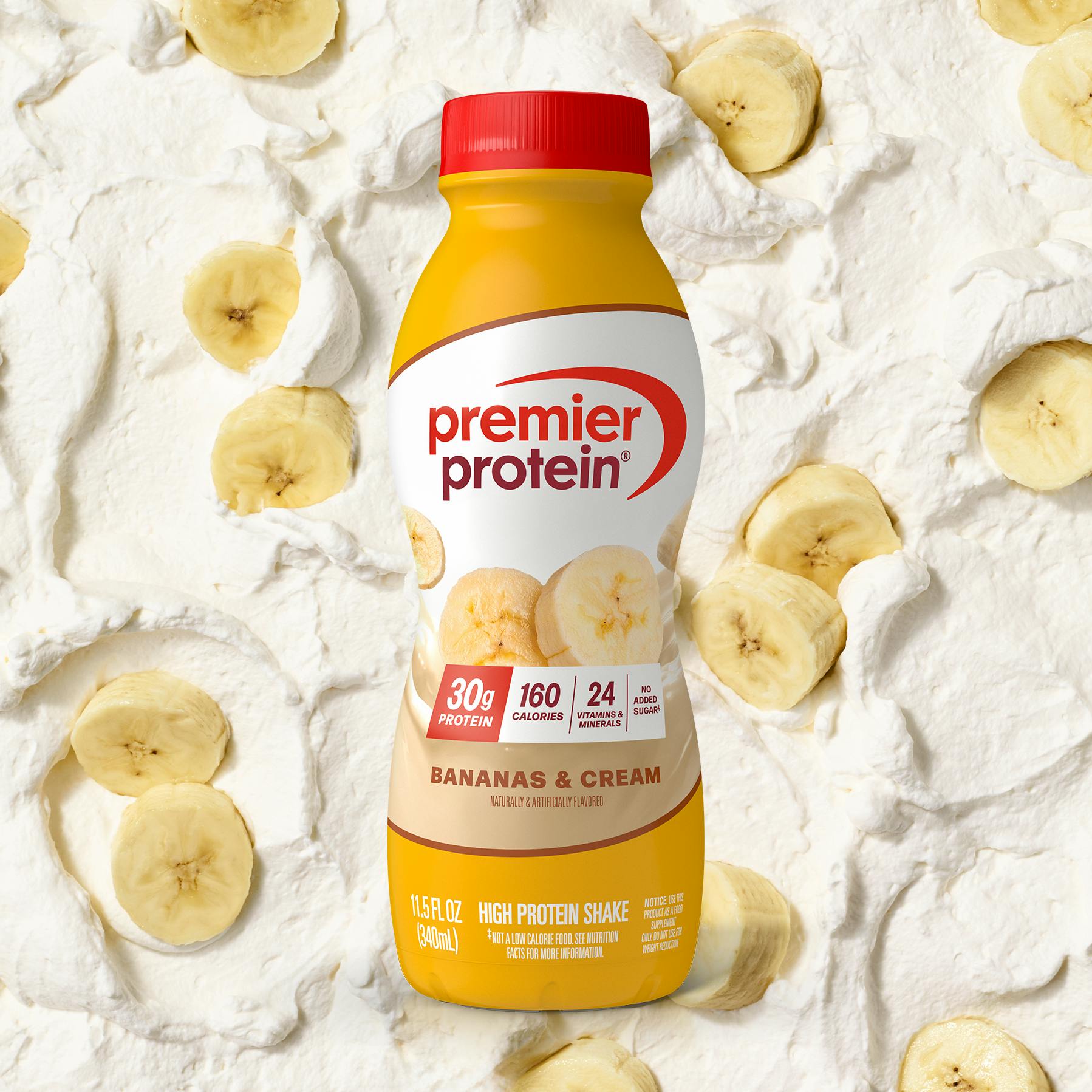 Bananas & Cream Protein Shake