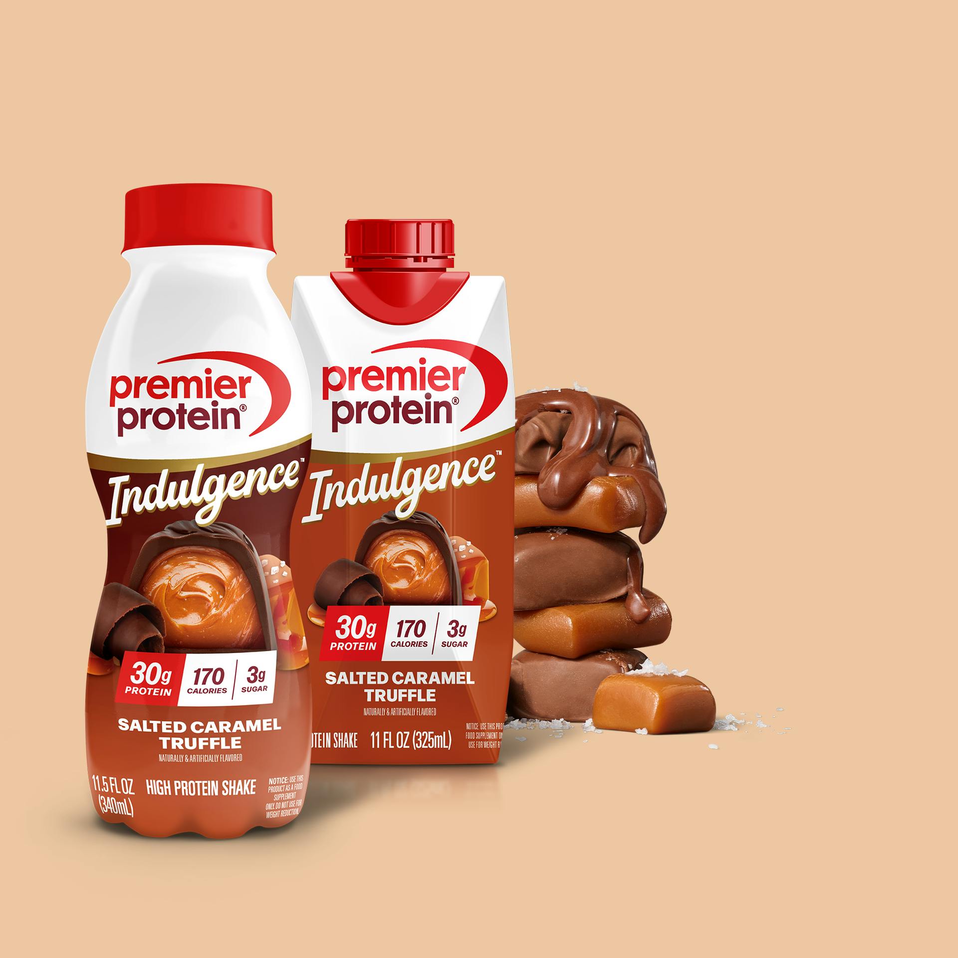 Salted Caramel Truffle Indulgence Protein Shake - 4