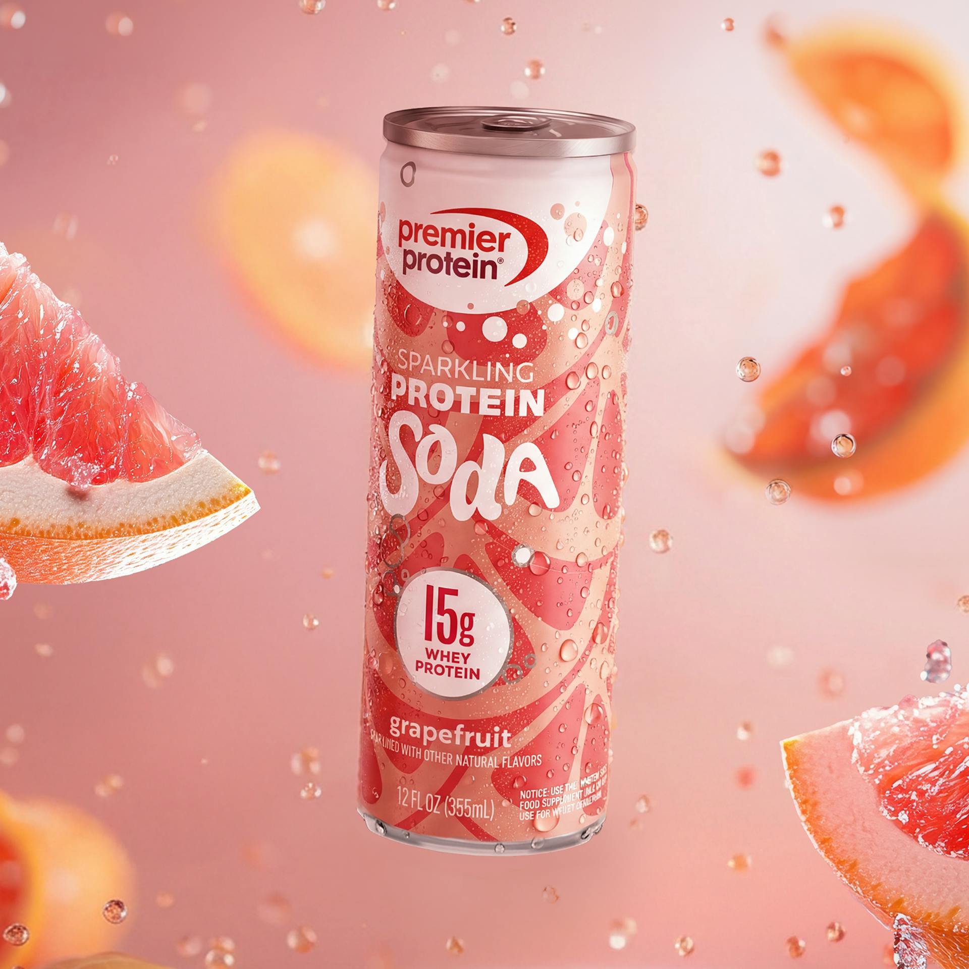 Grapefruit Sparkling Protein Soda - 4