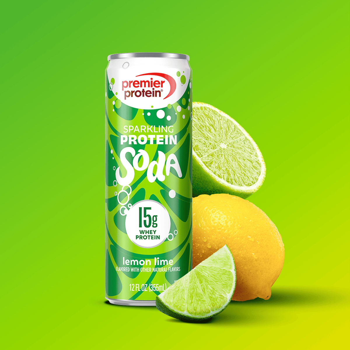 Lemon Lime Sparkling Protein Soda