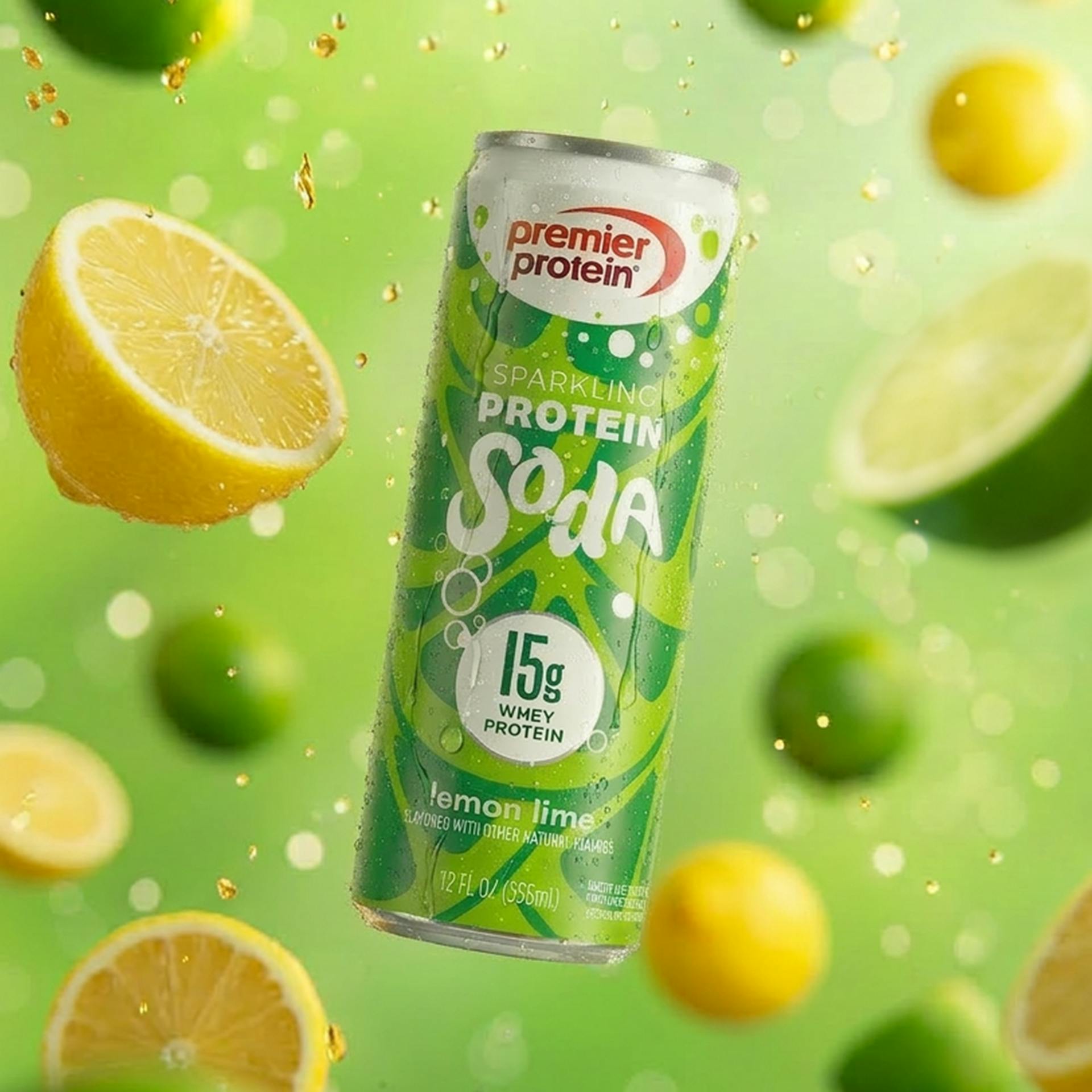 Lemon Lime Sparkling Protein Soda - 4