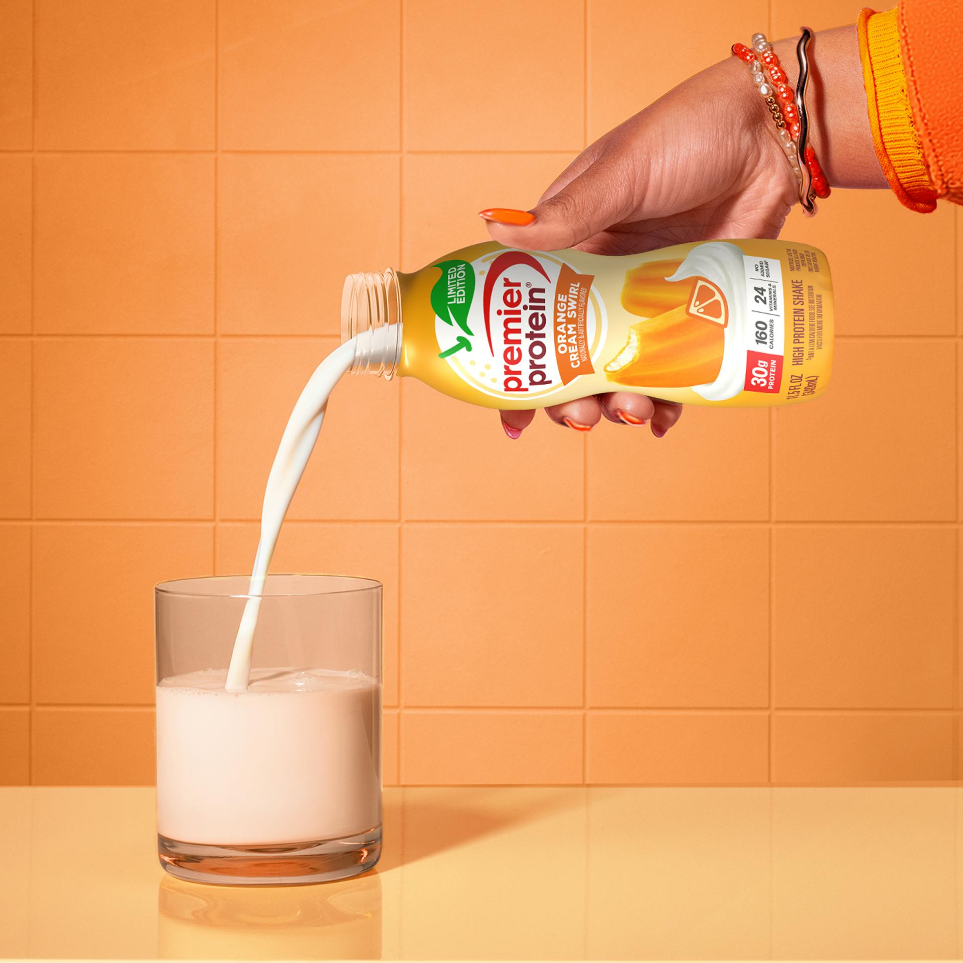 Orange Cream Swirl Protein Shake - 2
