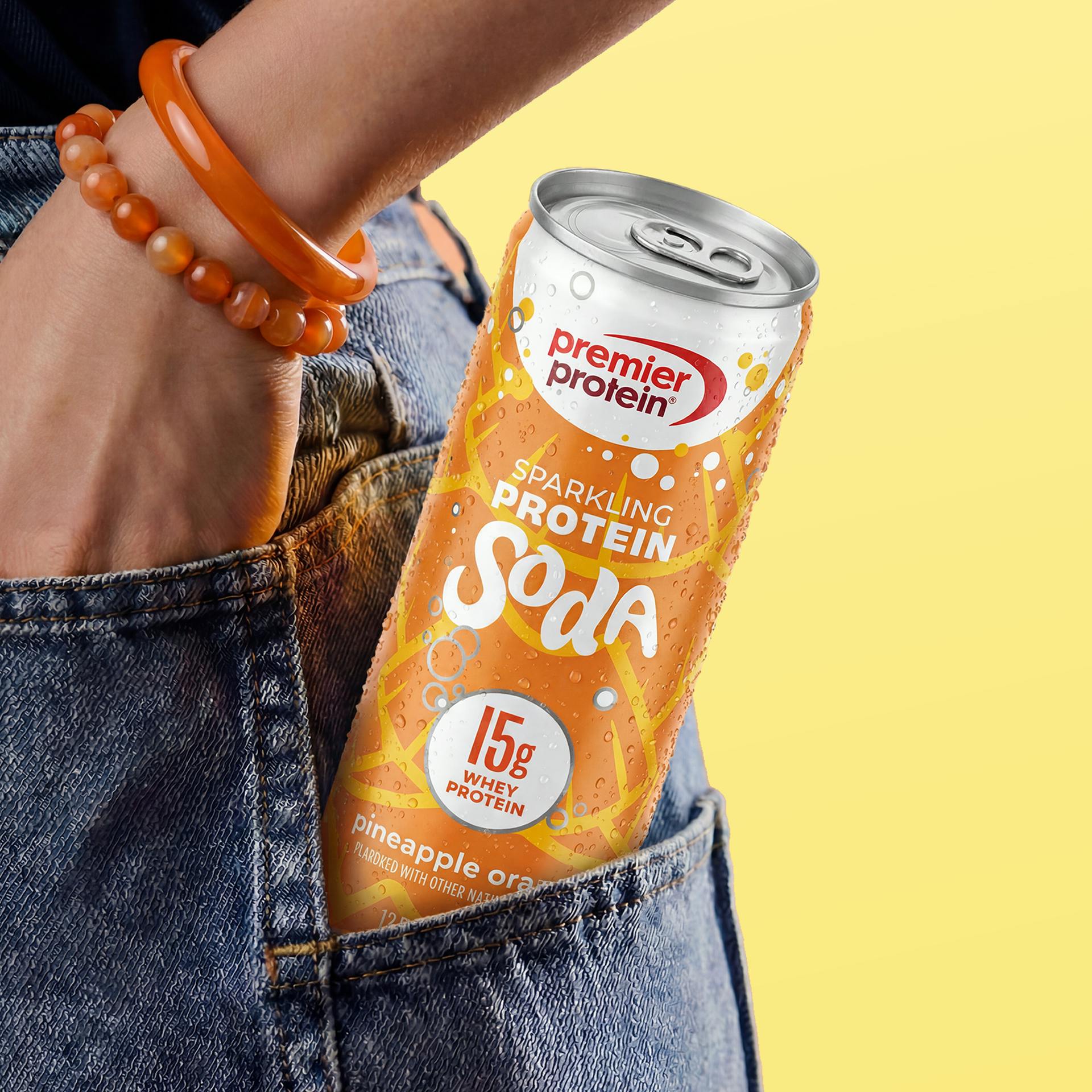 Pineapple Orange Sparkling Protein Soda - 2