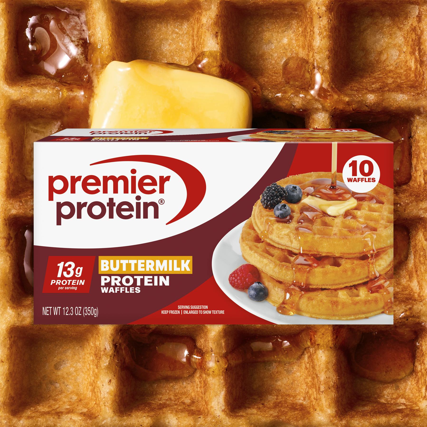 Frozen Buttermilk Protein Waffles