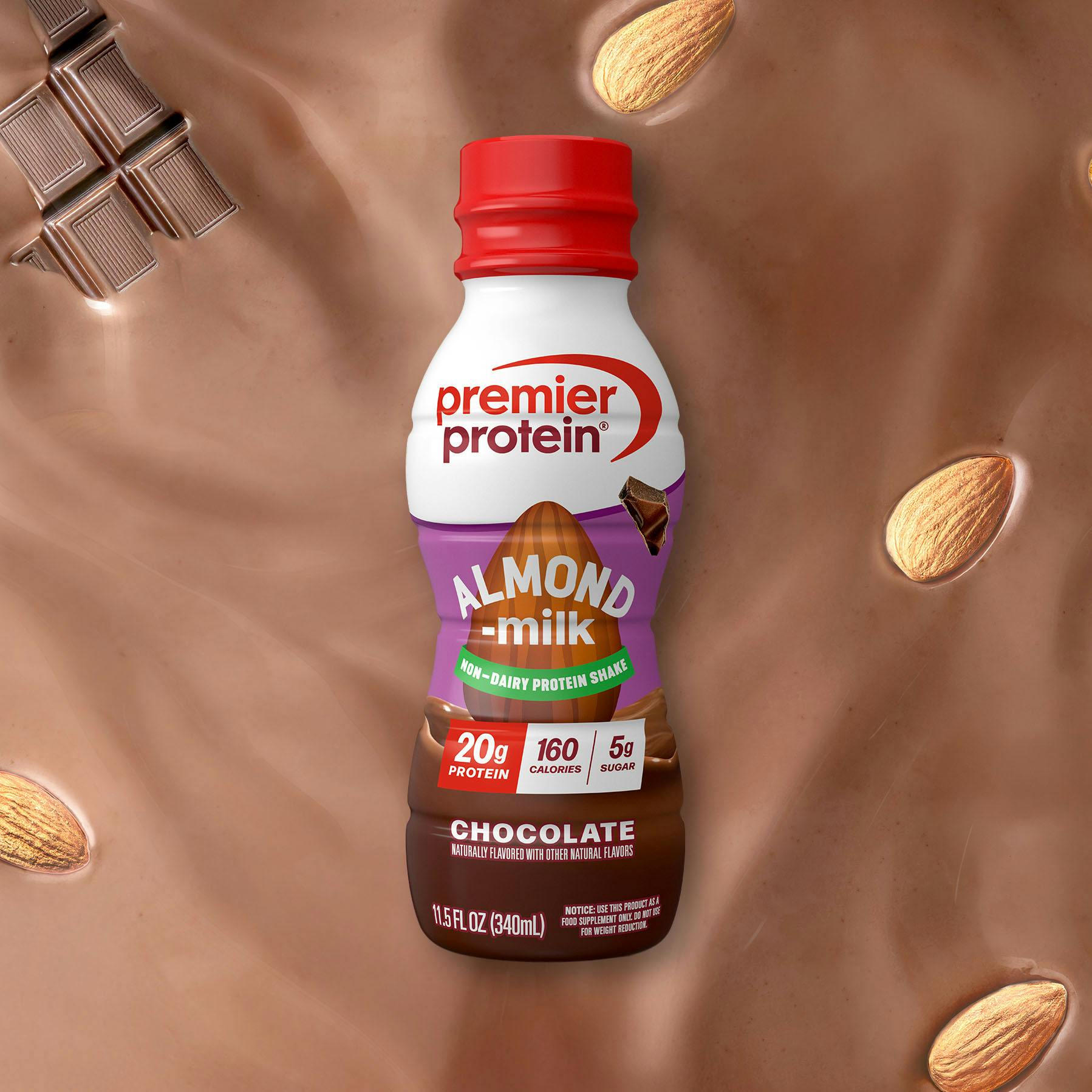 Chocolate Almondmilk Non-Dairy Protein Shake - 3