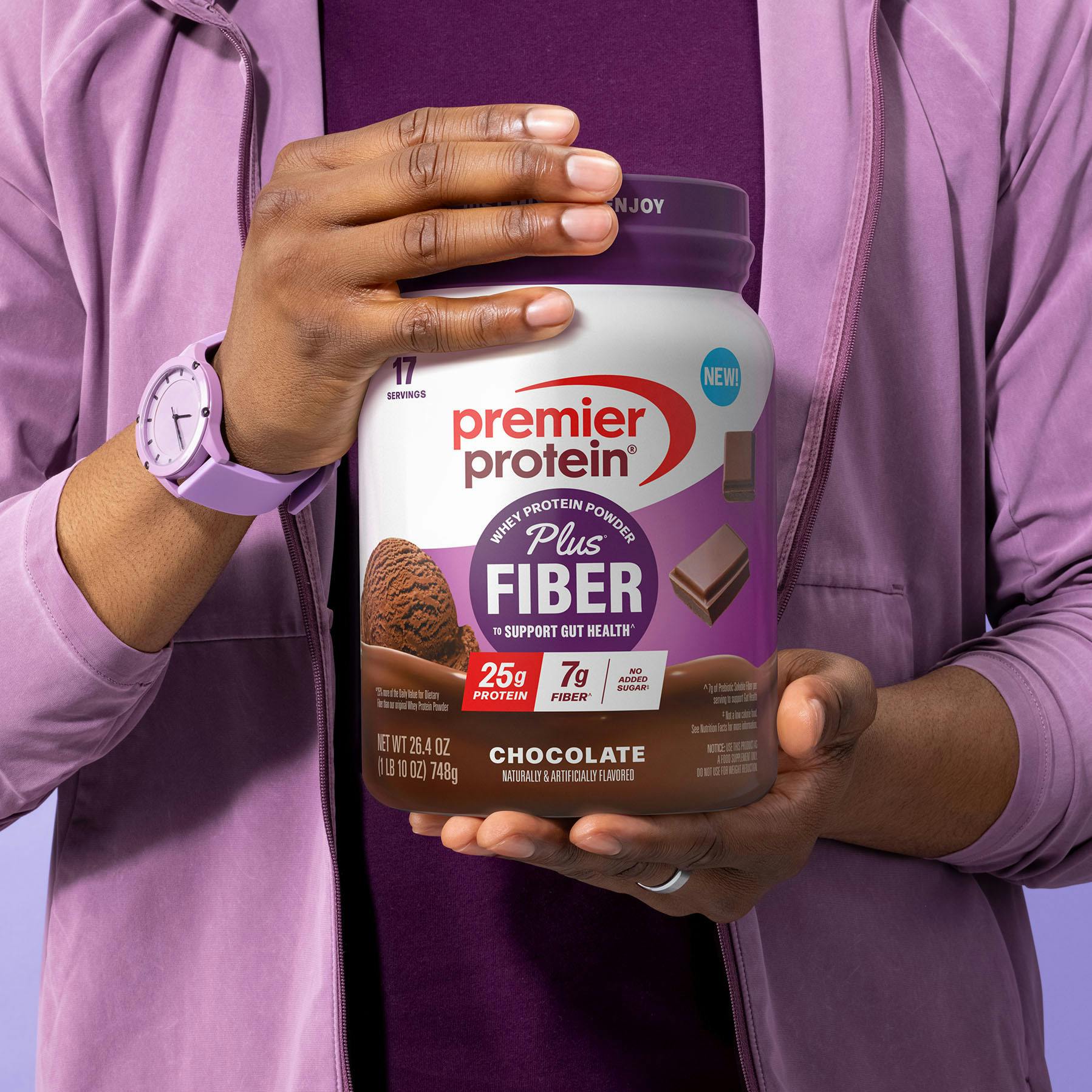 Chocolate Protein Plus° Fiber Powder - 2