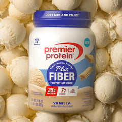 Vanilla Protein Plus° Fiber Powder