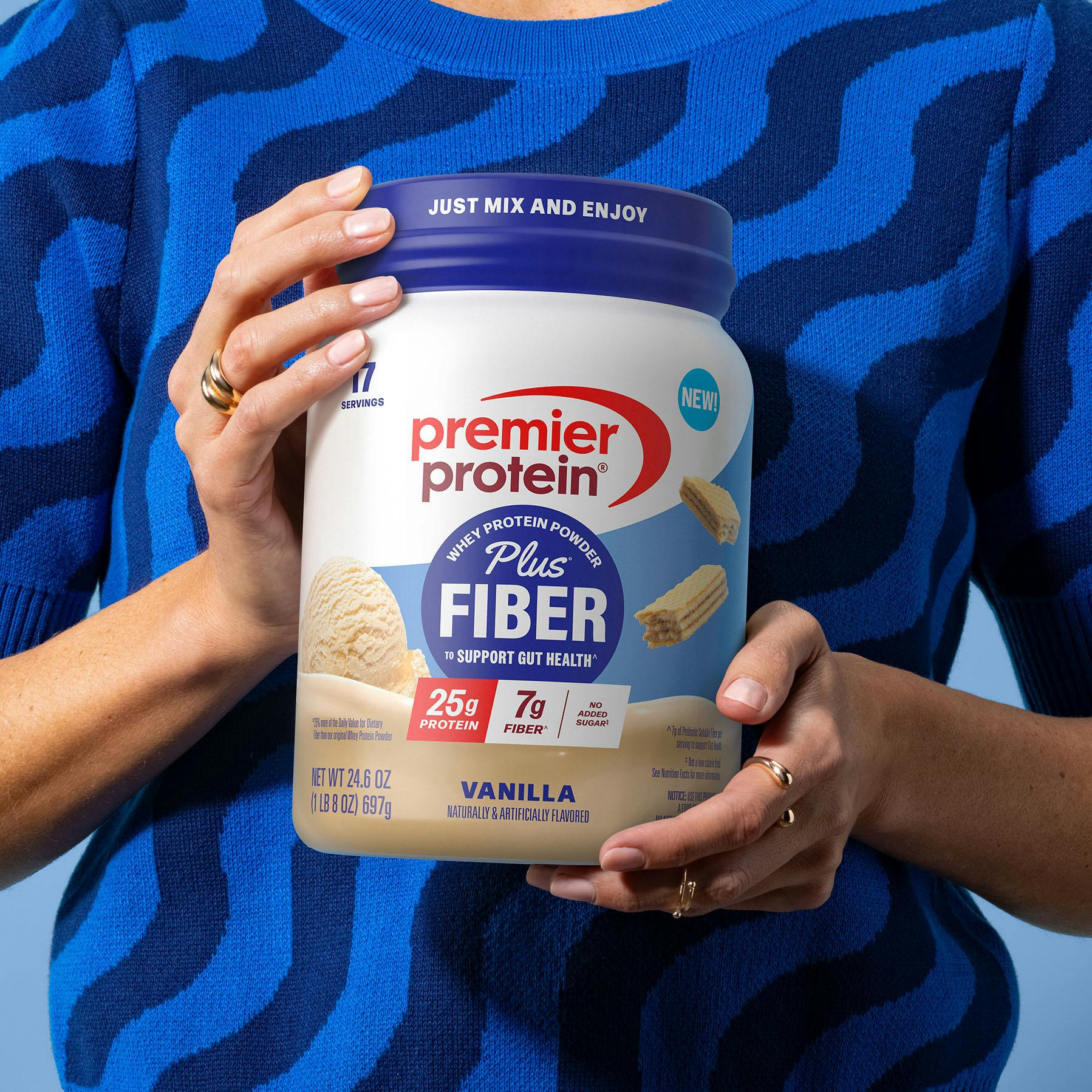 Vanilla Protein Plus° Fiber Powder - 2